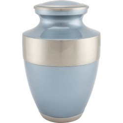 Urns for Ashes Adult Large Cremation Urns Funeral Memorial with Grey Milano