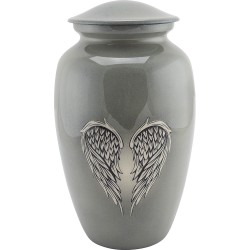 Urns for Ashes Adult Large Cremation Urns Funeral Memorial with Heavenly Angel Cross