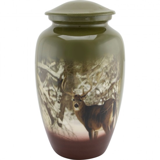 Urns for Ashes Adult Large Cremation Urns Funeral Memorial with One with Nature Adult Urn image