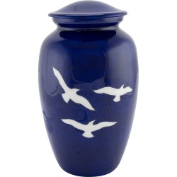 Urns for Ashes Adult Large Cremation Urns Funeral Memorial with Soaring Birds