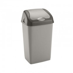 Plastic Swing Bin 18 LitresHeavy Duty Waste Bin Kitchen Talpa Home Office Rubbish Dustbins 