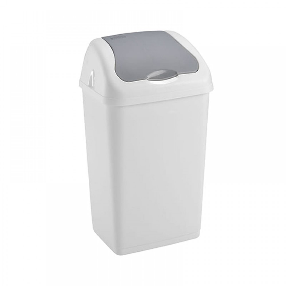 Swing bin 18 Litres Heavy Duty Waste Bin Kitchen Swing Top Plastic