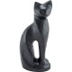 Cat Figurine Cremation Urn for Pet Ashes Screw Lid Design Purr in Peace Cat Urn Cat Figurine Urn image