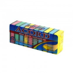 Acord Foam Sponge Scourers 10pack