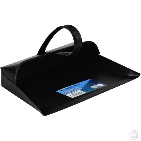 Black Galvanised Metal Dustpan Cleaning Products image