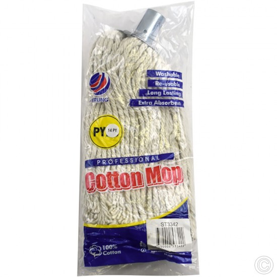 Cotton Mop Heads Metal PY14 Cleaning Products image