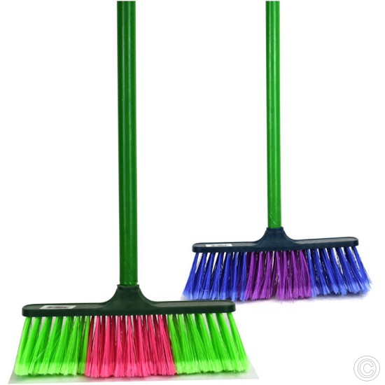 Hard Broom With Handle Cleaning Products image