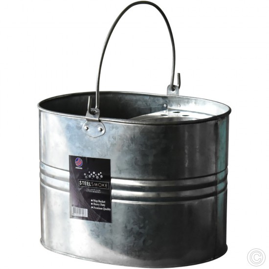 Heavy Duty Galvanised Metal Mop Bucket Cleaning Products image