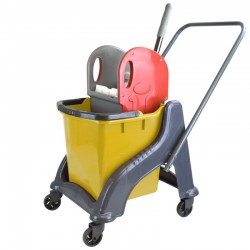 Industrial Mop Bucket With Wheels 25L
