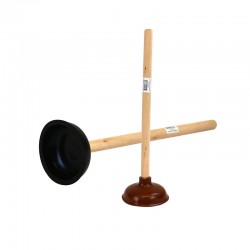 Rubber Toilet Plunger Unblocker Large 47cm