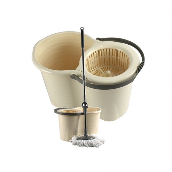 Welle 360° Spin Mop Bucket With Mop & Handle 19L image
