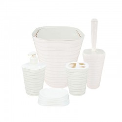 Bathroom Set Cream 5 pc