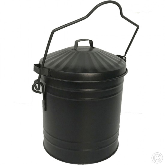 Galvanised Coal Ash Kindling Bucket Carrier image