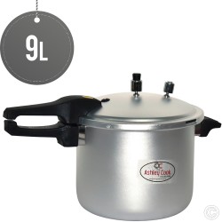 9L  Aluminium Pressure Cooker Kitchen Catering Home Cookware DUEL Handle