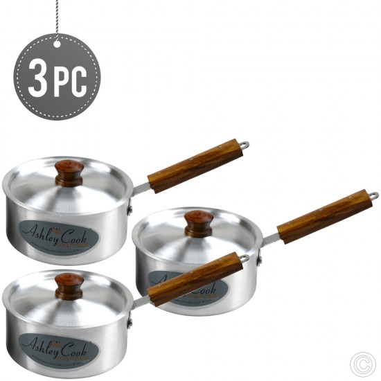 Klassic Aluminium Saucepan With Lid 16,18,20 cm Cookware - Pots & Pans image