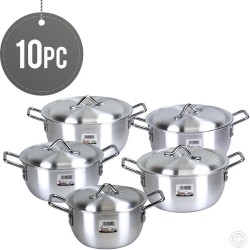 Klassic Aluminium Casserole 5pcs Set 22,24,26,28,30cm