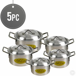 Aluminium Galaxy Casserole Pot Set 5pcs 18,20,22,24,28 cm