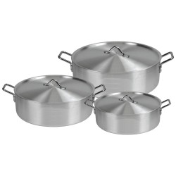 Klassic Alumimium Fish Pot 6 pc Set 24-26-30cm