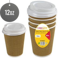 Ripple Cup with Lid 12oz 4pk
