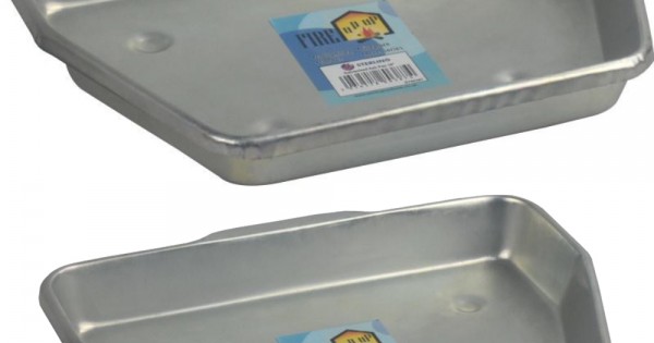 Giash Pan Galvanised Steel Fire Grate Ash Pan | Lavv Housewares
