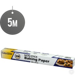 3 X Non Stick Baking Paper 5M X 37CM Cater Gold Kitchen Disposables Perfect for all types of baking