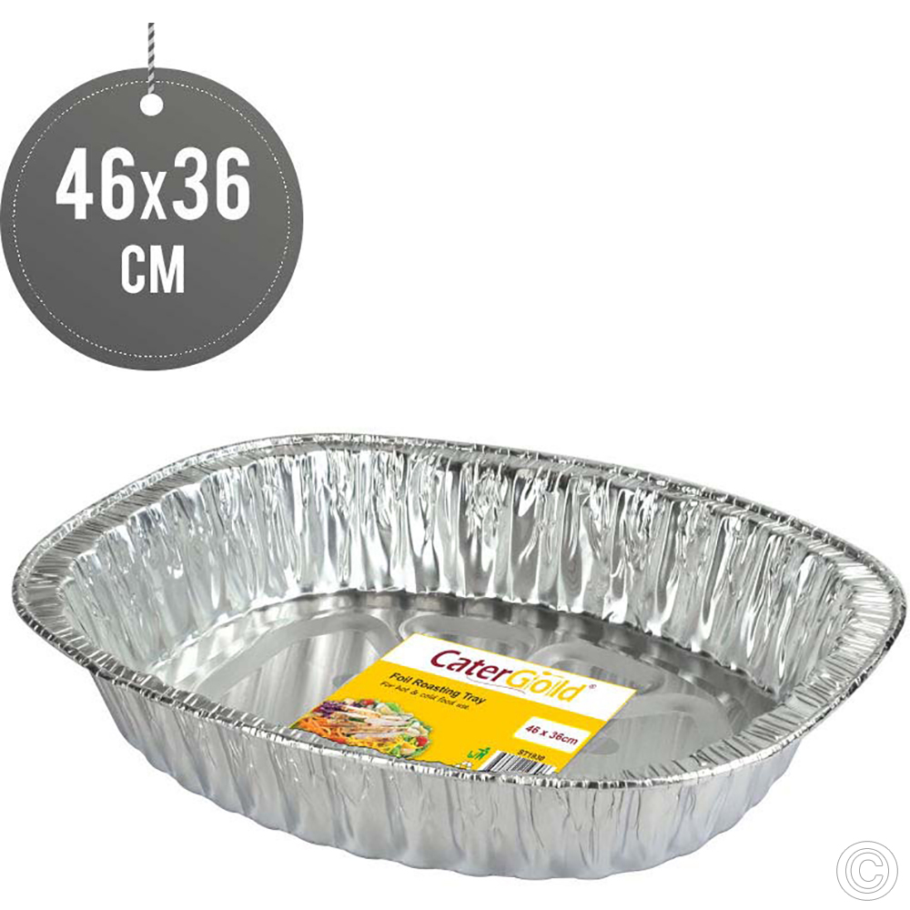 Disposable foil top trays for baking