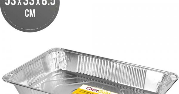 Disposable foil top trays for baking