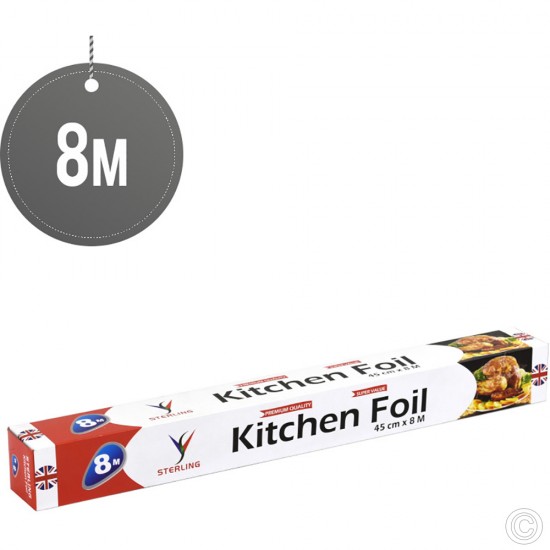 Premium Kitchen Aluminium Foil 8Mx45cm image