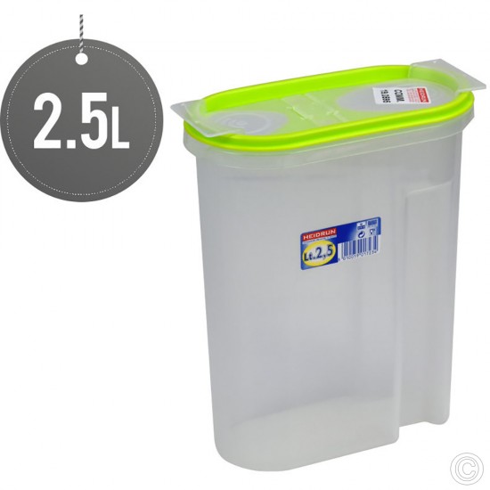 Plastic Kitchen Storage Box Dry Food Dispenser 2.5L image