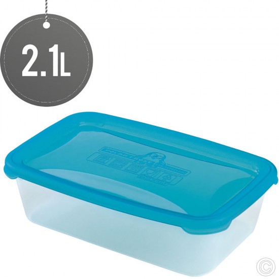 Plastic Microwave Airtight Food Container 2.1L Food Storage image
