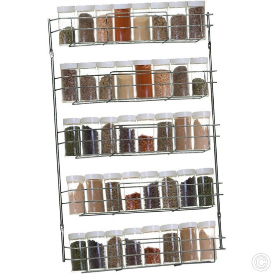 Stainless Steel Spice Rack 5 Tier Food Storage image