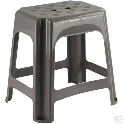 Heavy Duty Plastic Sitting Stool Stackable Large Talpa