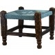 Solid Wood Jute Stool Large (47 x 47 x 39cm) image