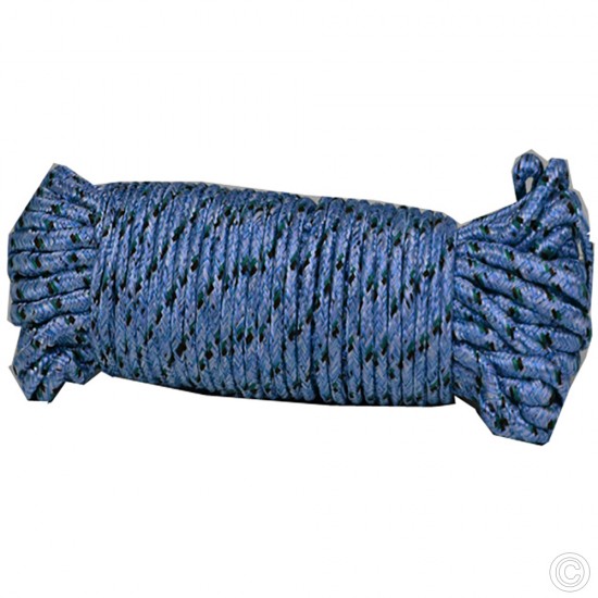 Braided Clothes Line 20m Blue image