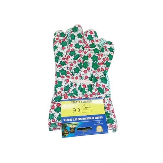 Gardening Gloves Floral 1 Pair image