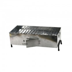 Galvanised Steel Barbecue BBQ Grill Portable