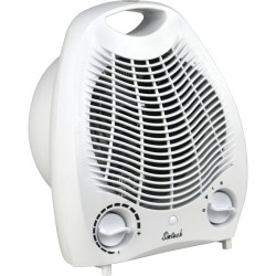 Electric Fan Heater  Cooler with Overheat Protection, 2000W, White 