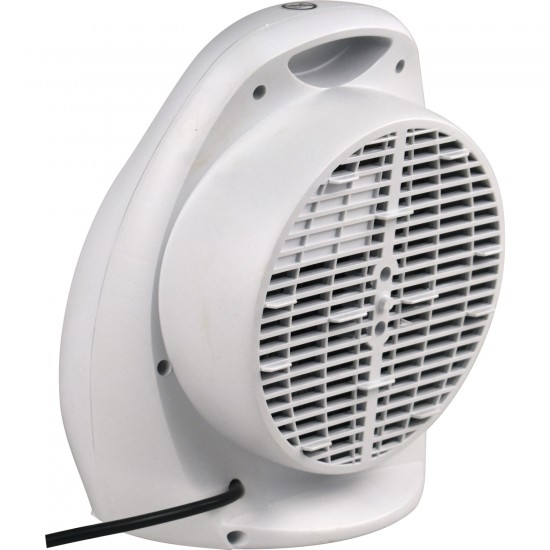 Electric Fan Heater / Cooler with Overheat Protection, 2000W, White image