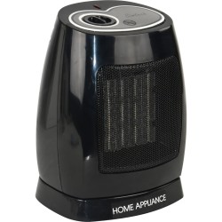 Electric Ceramic Fan Heater with 3 Settings , 1500W, Black