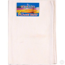 Thick Cotton Washable Placemats 2PK 35 x 49cm White