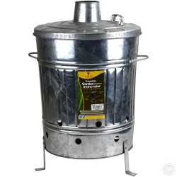 Galvanised Medium Incinerator 60L