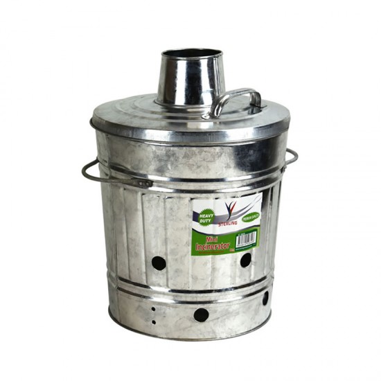 Galvanised Mini Incinerator 15L Incinerators & Bins image