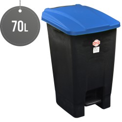 70L Wheelie Bin Blue