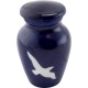 4 x Small Cremation Memorials Urn with Screw Lid Design Soaring Birds for Ashes image