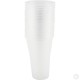 15 X Disposable Cups Clear Plastic Cups 1 Pint for Water Coolers Vending Disposables Cups Sealed image