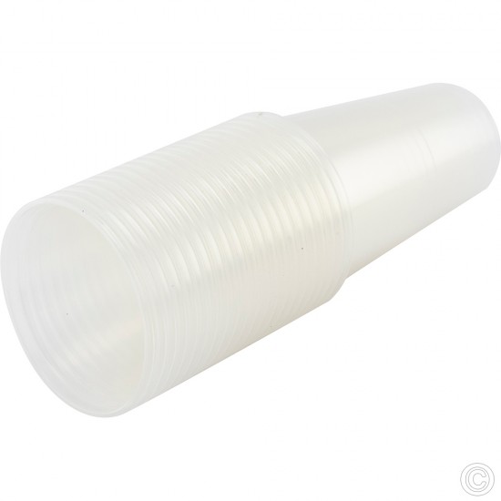 20 X Disposable Cups Clear Plastic Cups 0.5 Pint for Water Coolers Vending Disposables Cups Sealed image