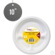 Plastic Plate 3 Compartments 10'' 50pack Plastic Disposable image