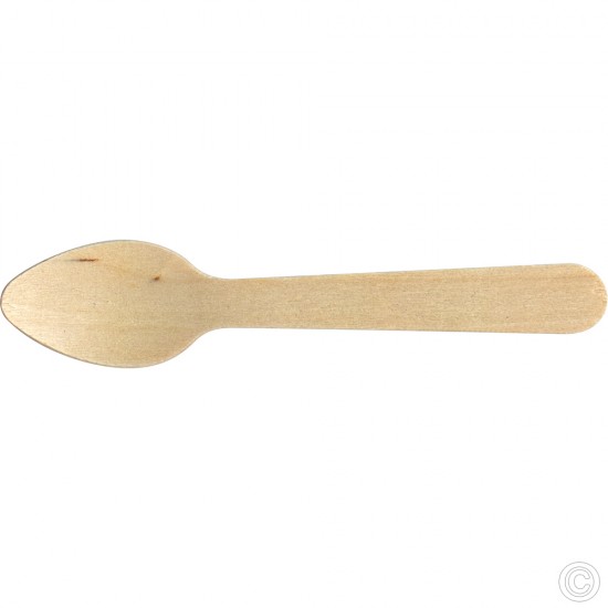 Biodegradable Wooden Tea Spoons 50 pack