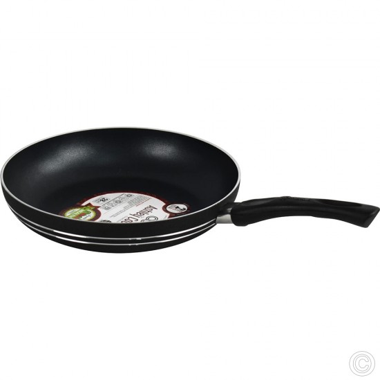 28cm Frying Pans Non-Stick Black Suitable For Induction Electric and Gas Hobs Anti-Scratch Pans Cool Touch Handles image