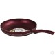 28cm Frying Pans Non-Stick Red Suitable For Induction Electric and Gas Hobs Anti-Scratch Pans Cool Touch Handles Non Stick Cookware image